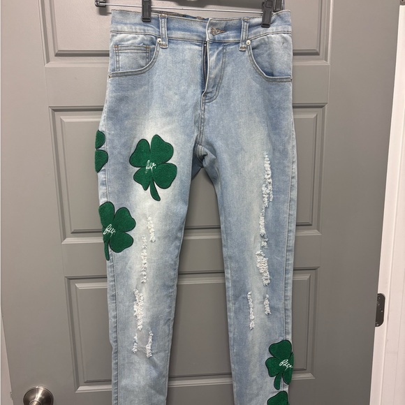 Filthy Wealth Clover Jeans - Picture 4 of 8